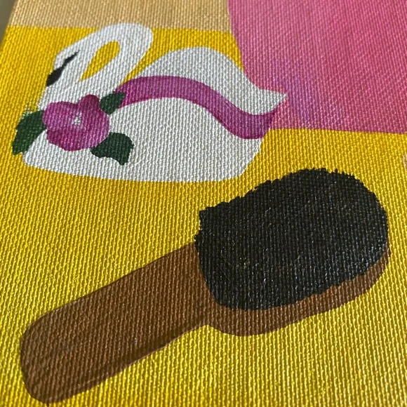 VTG Original Acrylic Painting ‘My Vanity Table’ - Picture 5 of 9